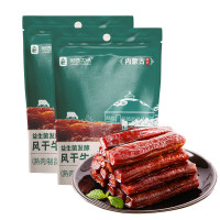 良西农场益生菌发酵风干牛肉原味90g*2/袋