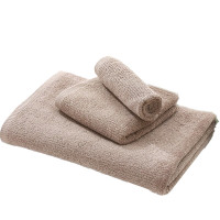 彩羊家用酒店浴巾纯棉柔软棉毛巾浴巾三件套 森林(咖)1DBMJ2032