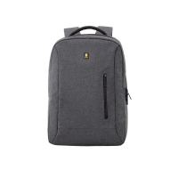 地平线8号休闲商务电脑背包灰色 15.6英寸大容量电脑包LA-1850-14T00