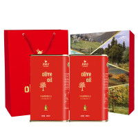 纳福汇恩纳尔橄榄油西班牙原油进口礼盒1000ML*2 特级初榨食用油