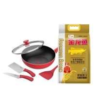金龙鱼&苏泊尔 大米厨房锅具组合5kg