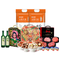 裕道府 五常大米橄榄油坚果和牛牛排豪气组合12.4kg+1500ml