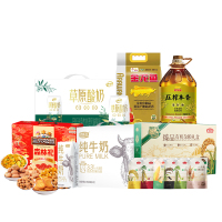 金龙鱼粮油有机杂粮坚果零食牛奶酸奶组合9.4kg+9.4L