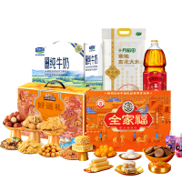 十月稻田粮油牛奶坚果糖点组合4637g+3.5L