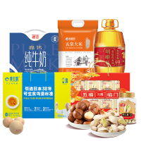 裕道府 粮油鸡蛋牛奶熟食组合 7.87kg+7400ml