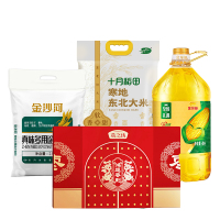 十月稻田 米面油阿克苏枣组合6kg+4L