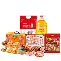 三只松鼠 坚果零食粮油组合 8.765kg+5L