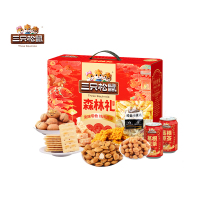 三只松鼠聚欢礼坚果炒货零食葛根凉茶组合1175g