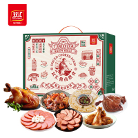 双汇熟食2001千禧好烤鸡猪头肉肉肠鸭腿猪皮冻熟食组合2270g