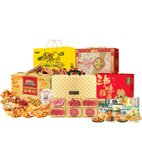 三只松鼠&五芳斋&泸溪河&久久丫&伯纳德 坚果熟食糕点生鲜组合8.167kg