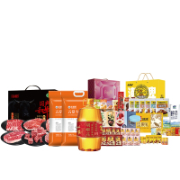 裕道府&胡姬花&恒都 粮油生鲜零食组合15.388kg+7L