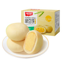 味滋源绿豆饼早餐糕点心网红美食下午茶点心休闲零食品300g 原味