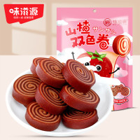 味滋源 棒棒卷休闲零食山楂双色卷—120g