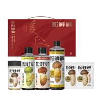 松鲜鲜 岁时暖香调味礼盒(1050ml+180g)