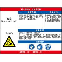 液氮职业病危害告知卡