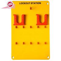工业级透明门警示吊牌锁十锁锁具空板