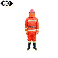 97款消防服六件套训练款橙红(消防上衣、消防裤子、消防手套、消防头盔、消防腰带、防护靴)