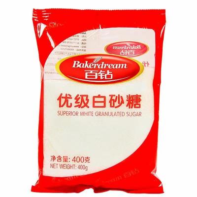 百钻白砂糖 400g*1袋 食用烘焙甜味调味料 破损赔付