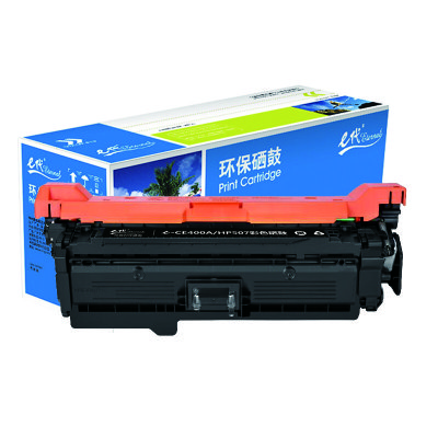 e代经典 CE400A硒鼓黑色 507A硒鼓黑色适用设备标签惠普HP 551n 575dn fw 570dw 507A等