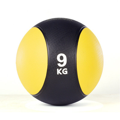 天狼芯 药球体能训练力量爆发健身训练重力球高弹橡胶实心球9KG-WR1606
