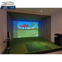 卫氏体育用品室内练习高尔夫逼真画面室内高尔夫模拟器