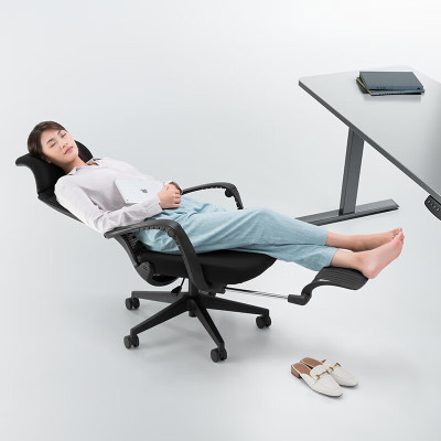 方解实(FANGJIESHI)人体工学电脑椅可躺午休办公椅大角度后仰办公椅