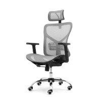 迪欧 全网布坐垫人体工学椅 办公家具 电脑椅 职员椅 办公椅 全网布灰色