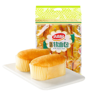 达利园 法式软面包香橙味360g零食早餐年货面包点心