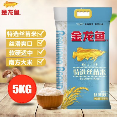 金龙鱼 大米 特选丝苗米5kg