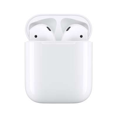 Apple/苹果 AirPods (第二代) 配充电盒 蓝牙耳机 适用iPhone/iPad/Watch/Mac
