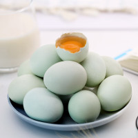 新鲜乌鸡蛋 正宗农家谷物散养 生鲜 绿壳土鸡蛋 100枚