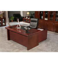 方解实(FANGJIESHI)总裁桌简约现代实木办公家具老板桌大班台经理桌主管桌 1.6米