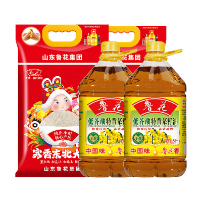 鲁花 节日米油食品套餐 LHNJ010