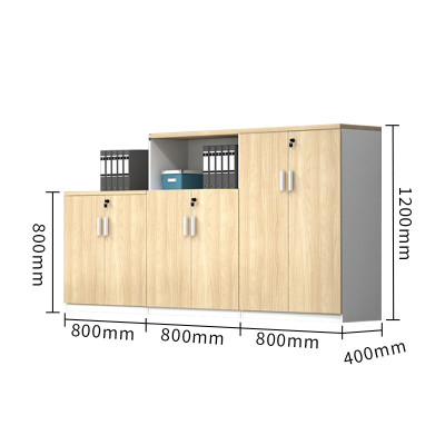 方解实(FANGJIESHI) 木质储物柜二门文件柜书柜茶水柜办公区办公柜