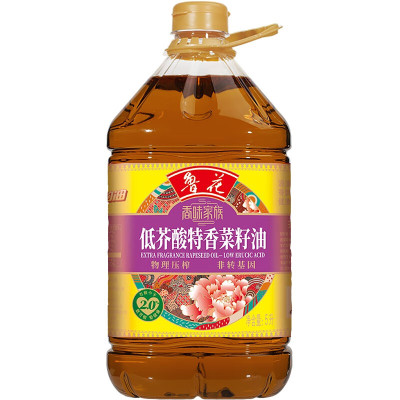 鲁花 香味家族低芥酸特香菜籽油 5L