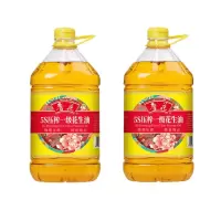 鲁花 香味家族5S压榨一级花生油 5L*2 桶