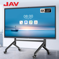 JAV平板会议一体机100英寸多媒体教学一体机培训教育4K高清会议大屏幕智慧屏LED100H