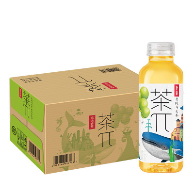 茶π(茶派) 茶饮料 青提乌龙茶500ml*15瓶 整箱