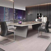 海邦(HAIBANG)会议桌简约办公桌 1200*2400*760mm