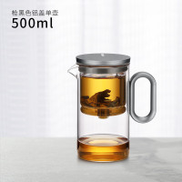 小浣熊养生壶电茶壶花茶壶恒温水壶办公室玻璃煮水壶茶具煎中药壶粉色标准