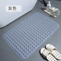 浴室防滑垫沐浴洗澡按摩脚垫淋浴卫生间厕所洗手间卫浴防摔地垫 灰色 尺寸:80*120cm