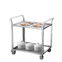 方解实(FANGJIESHI) 不锈钢送餐车(双层)SN-126 900*500*870mm
