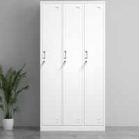 方解实(FANGJIESHI) 办公家具 900*420*1800mm 三门衣柜 08厚
