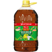 鲁花 香飘万家系列 低芥酸浓香菜籽油 6.09L