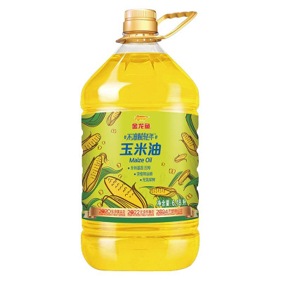 金龙鱼 物理压榨玉米油6.18L(富含植物甾醇)