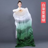 广场舞长稠扇古典舞长扇水墨扇道具