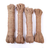 畅宝森 黄麻绳 手工编织绳子diy彩色材料绳2mm长约500m