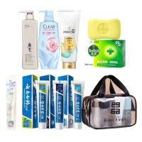 清扬洗发沐浴套餐(洗发+护发+沐浴+牙膏+牙刷+香皂)