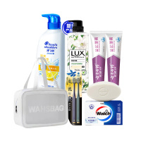 威露士身体护理洗漱包(洗发水沐浴牙有牙 刷香皂)