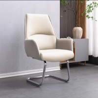 方解实(FANGJIESHI) 办公家具 常规会议椅 优质舒适牛皮 透气性好